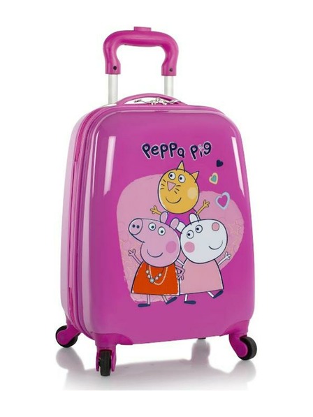 Heys Детски куфар Heys Kids Peppa Pig 4w Pink