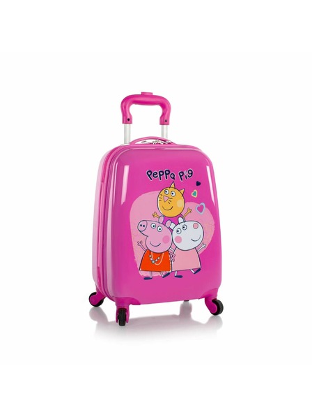 Heys Детски куфар Heys Kids Peppa Pig 4w Pink