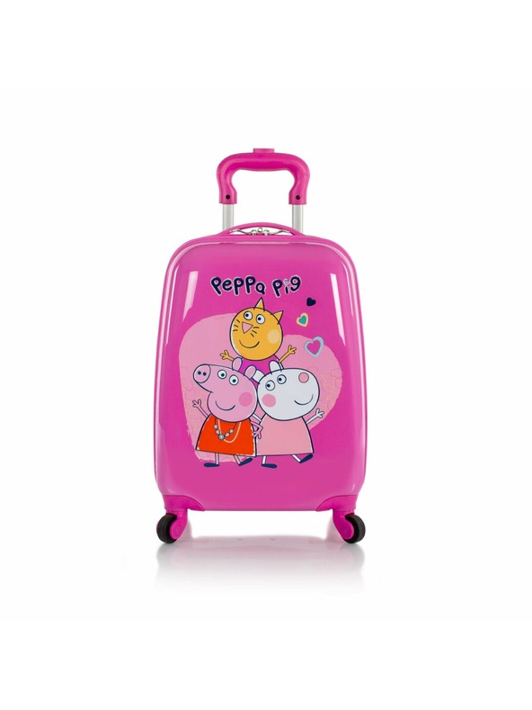 Heys Детски куфар Heys Kids Peppa Pig 4w Pink