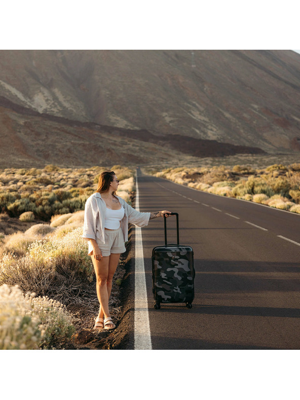 Heys Пътен куфар Heys Black Camo M