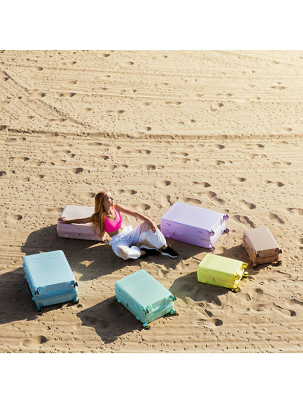 Heys Светлосин пастелен пътнически куфар Heys L