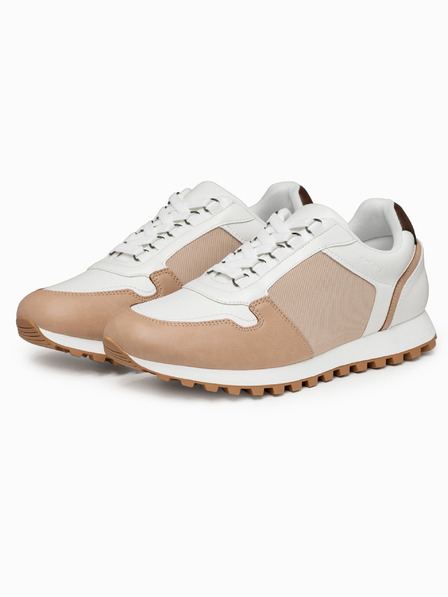 Ombre Clothing Обувки OM-FOSL-0243 - бели/пясъчни Ombre Clothing