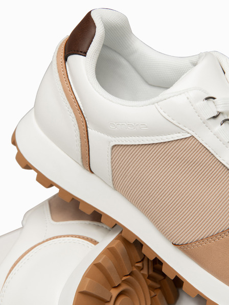 Ombre Clothing Обувки OM-FOSL-0243 - бели/пясъчни Ombre Clothing