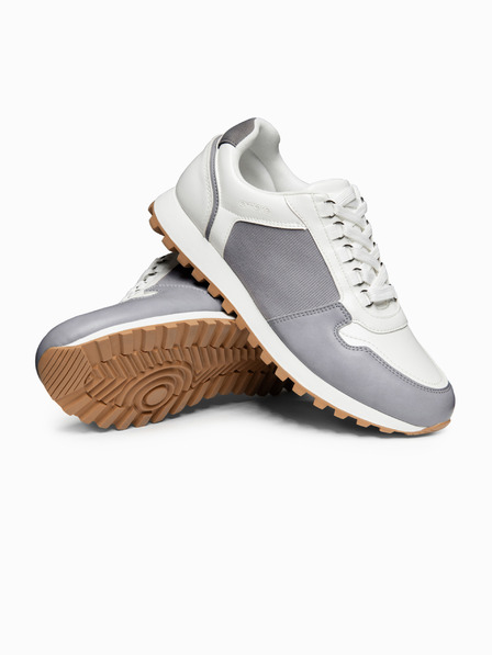 Ombre Clothing Обувки OM-FOSL-0243 - бяла/светлосива Ombre Clothing