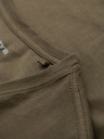 Ombre Clothing Мъжка памучна тениска BASIC с V-образно деколте - черна/морско синьо/тъмно маслинено V7 OM-TSBS-0281 Ombre Clothing