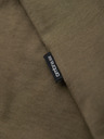 Ombre Clothing Мъжка памучна тениска BASIC с V-образно деколте - черна/морско синьо/тъмно маслинено V7 OM-TSBS-0281 Ombre Clothing