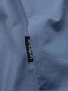Ombre Clothing Мъжка памучна тениска BASIC с кръгло деколте - бяла/графит/синьо дънково V8 OM-TSBS-0268 Ombre Clothing