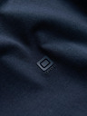 Ombre Clothing Подписана мъжка тениска с V-образно деколте и еластан - тъмно синя V2 S2040 Ombre Clothing