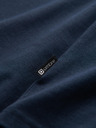Ombre Clothing Подписана мъжка тениска с V-образно деколте и еластан - тъмно синя V2 S2040 Ombre Clothing