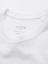 Ombre Clothing Мъжка памучна риза комплект BASIC с кръгло деколте - сив-зелен/бял/бежов V14 OM-TSBS-0268 Ombre Clothing
