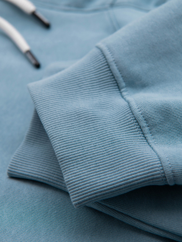 Ombre Clothing Мъжки суитшърт BASIC с ребрирани крачоли - синьо V7 OM-PABS-0305 Ombre Clothing
