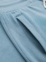 Ombre Clothing Мъжки памучни суитшърт BASIC с необшит край - светло синьо V7 OM-PABS-0304 Ombre Clothing