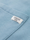 Ombre Clothing Мъжки памучни суитшърт BASIC с необшит край - светло синьо V7 OM-PABS-0304 Ombre Clothing