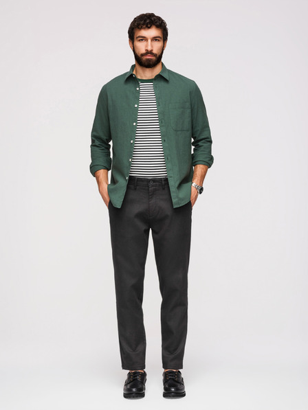 Ombre Clothing Панталони OM-PACP-0294 - черно Ombre Clothing