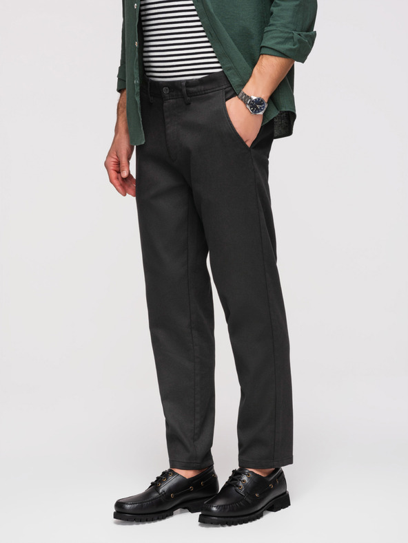 Ombre Clothing Панталони OM-PACP-0294 - черно Ombre Clothing