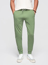 Ombre Clothing Мъжки суитшърт BASIC jogger с ребрирован край - зелено V3 OM-PABS-0305 Ombre Clothing