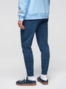 Ombre Clothing Мъжки спортни панталони BASIC джогър с жебрована крачола - тъмно сини V4 OM-PABS-0305 Ombre Clothing
