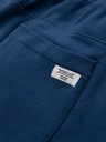 Ombre Clothing Мъжки спортни панталони BASIC джогър с жебрована крачола - тъмно сини V4 OM-PABS-0305 Ombre Clothing