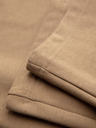 Ombre Clothing Мъжки памучни суитшърт BASIC с необшит край - кафяво V2 OM-PABS-0304 Ombre Clothing