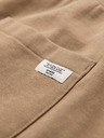 Ombre Clothing Мъжки памучни суитшърт BASIC с необшит край - кафяво V2 OM-PABS-0304 Ombre Clothing
