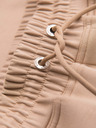 Ombre Clothing Мъжки шорти REGULAR FIT от гладък плет - бежово V3 OM-SRBC-0153 Ombre Clothing