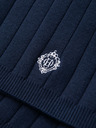 Ombre Clothing Мъжки структурирани вискозни шорти REGULAR - тъмно синьо V2 OM-SRCS-0203 Ombre Clothing