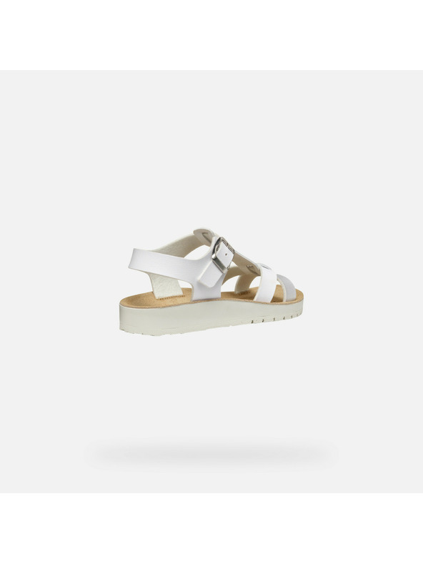 Geox Бели детски сандали Geox Sandal Costarei Gi