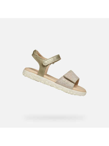 Geox Златни детски сандали Geox Sandal Haiti