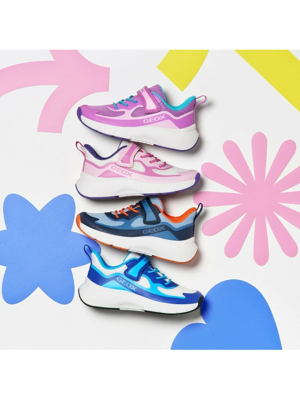 Geox Тъмно сини детски тенис обувки Geox Pro-Ran