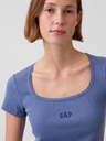 GAP Ребрести тениска с лого GAP