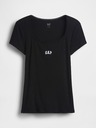 GAP Ребрести тениска с лого GAP
