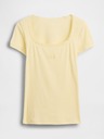 GAP Ребрести тениска с лого GAP