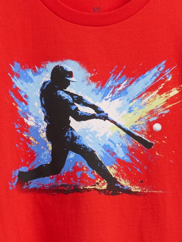 GAP Бебешка тениска с щампа Gap