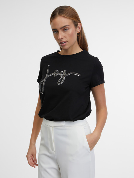 Orsay Черна дамска тениска ORSAY