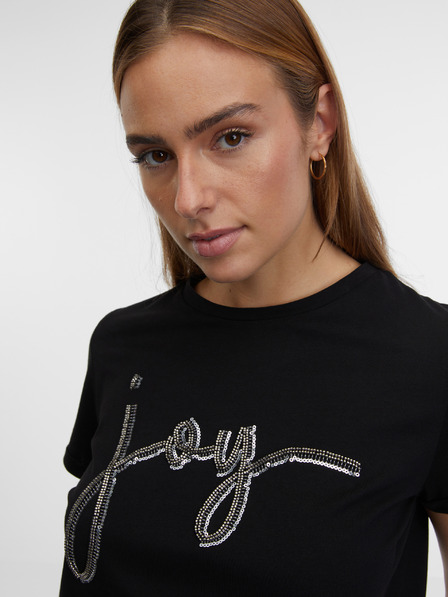 Orsay Черна дамска тениска ORSAY