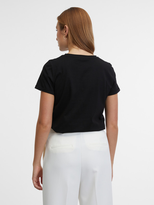 Orsay Черна дамска тениска ORSAY