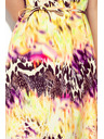 numoco Плоска рокля с жълт леопардов принт Numoco VICTORIA