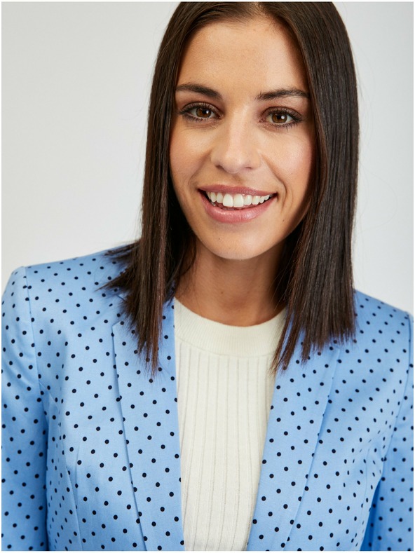 Orsay Синьо дамско сако на точки ORSAY