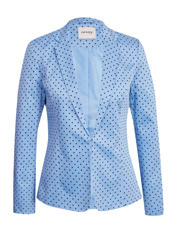 Orsay Синьо дамско сако на точки ORSAY