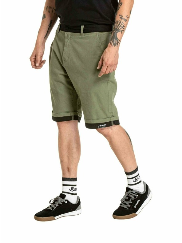 Meatfly Meatfly мъжки шорти Barry 2.0 Olive / Black Ripstop