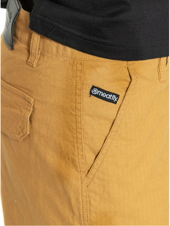 Meatfly Meatfly мъжки шорти Syndrom Beige Ripstop