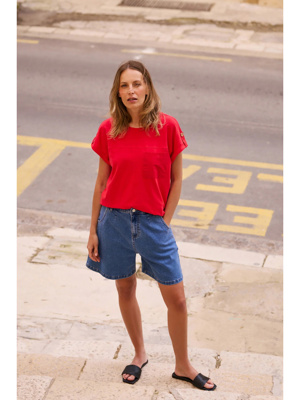 Moodo Сини дънкови шорти Moodo