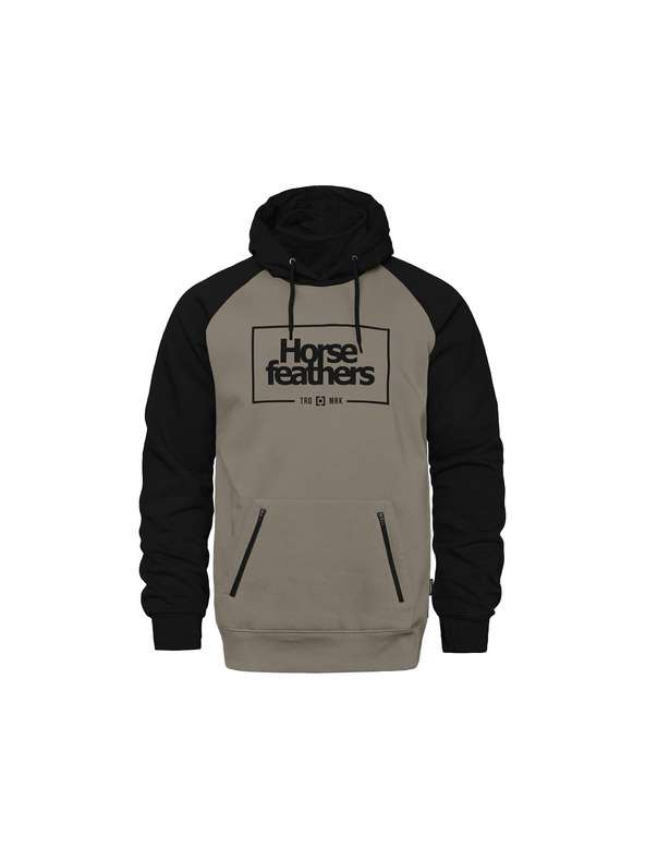 Horsefeathers Суитшърт Sherman - black/taupe