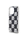 DKNY PC/TPU кариран модел заден капак за iPhone 15 Pro черен DKNY