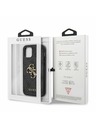Guess Guess PU 4G Metal Logo Заден капак за iPhone 12 Pro Max Grey