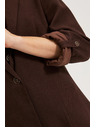 Moodo Сако със смес от лен кафяво Moodo