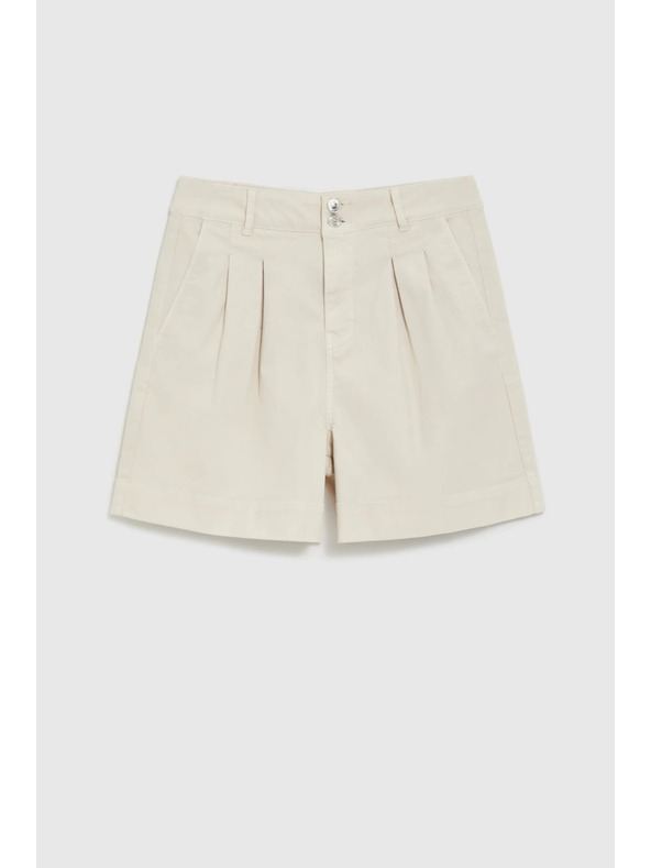 Moodo Гладки шорти бежови Moodo