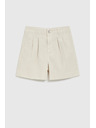 Moodo Гладки шорти бежови Moodo