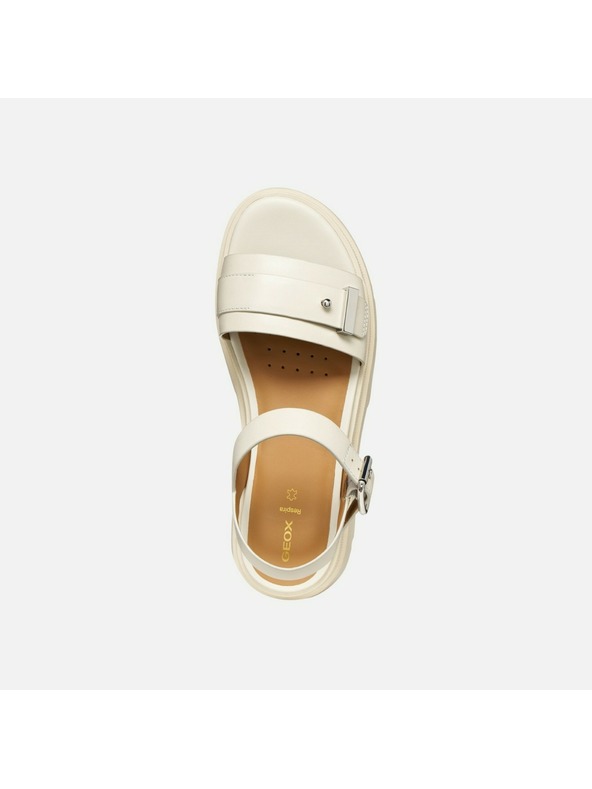 Geox Кремави дамски сандали Geox Adacter S B
