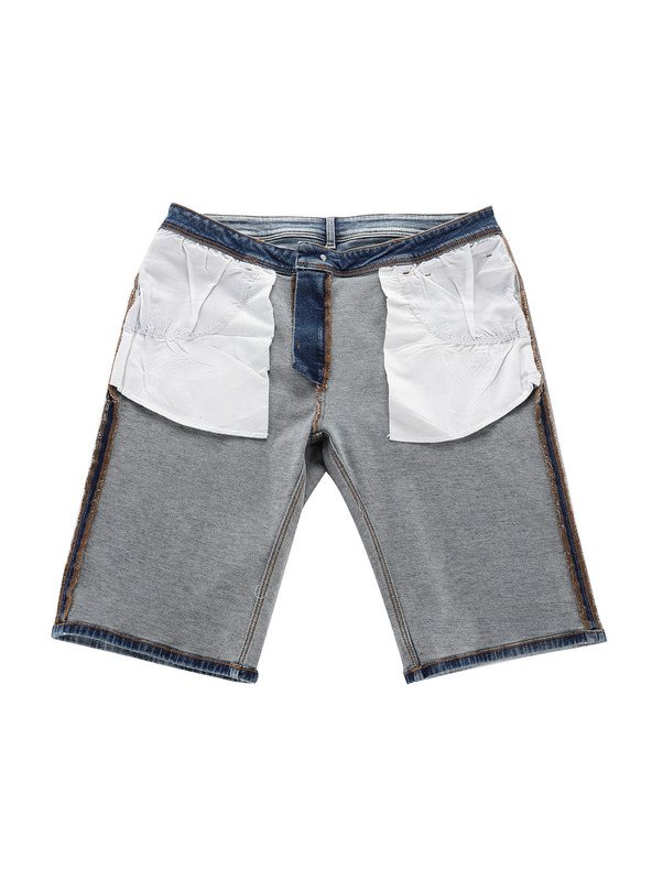 ALPINE PRO Мъжки дънкови шорти ALPINE PRO JENNER mood indigo